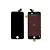 Дисплей для iPhone 5 / 490-560 люкс / AAA+ Copy + стекло (черный) без гарантии