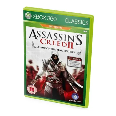 Assassins Creed II (2) Game of The year Edition Classics (Xbox 360/One/Series, б/у, рус, множ. царап