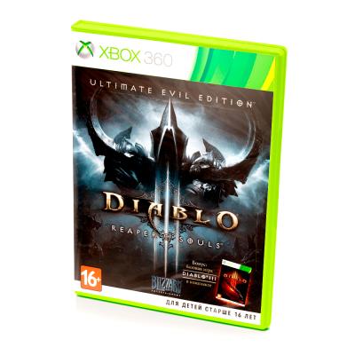 Diablo III Reaper of Souls Ultimate Evil Edition (Xbox 360, б/у, рус.)