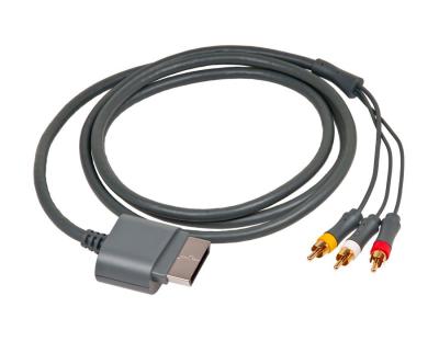 Композитный AV кабель для Xbox 360 Slim/Fat (б/у)