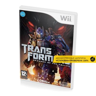 Transformers Revenge of the Fallen (Wii, б/у, множ.царап., устанавливается на 100%) (регион PAL)