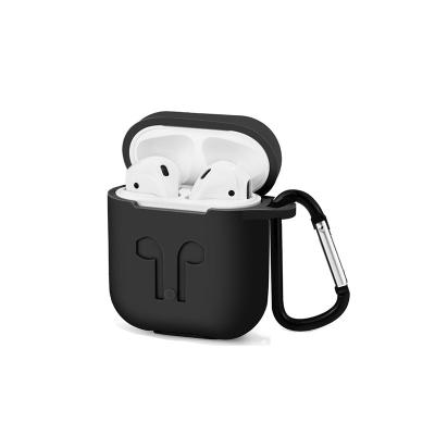 Чехол для AirPods UNIPHA L501 с карабином (черный)