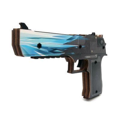 Деревянный пистолет Дезерт Игл Драгон Гласс (резинкострел) Мод.2 EcoToys