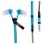 Гарнитура Zipper Earphones (голубой) Гарнитура Zipper Earphones (голубой)