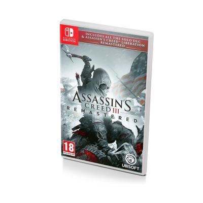 Assassins Creed III (3) Обновленная версия (Nintendo Switch, рус., в коробке, код на загрузку)