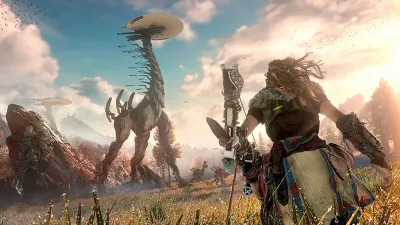 Horizon Zero Dawn Complete Edition (PS4/PS5, б/у, рус.) русская обложка