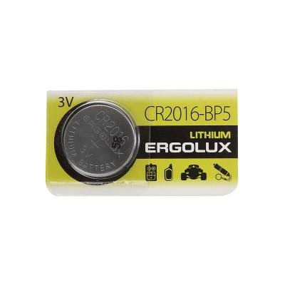 Батарейка Ergolux CR2016 BL-5 (1 шт)