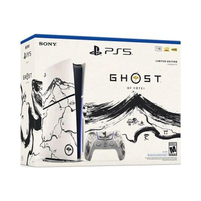Игровая приставка SONY Playstation 5 Slim (PS5 Slim) Ghost of Yotei Black Limited Edition CFI-2015