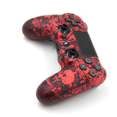 Геймпад беспроводной Soft Crazy RED SKULL Custom Modded Controller для PS4 (б/у)