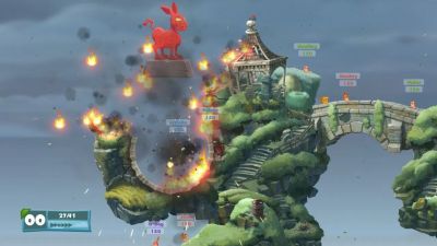 Worms Battlegrounds + WMD Double Pack (PS4/PS5)