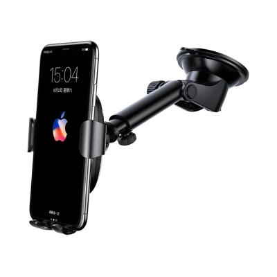 Автомобильный держатель с беспроводной зарядкой Baseus Gravity Car Mount 10W WXYL-A01 (Black)