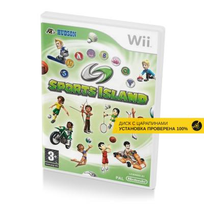 Sports Island (Wii, б/у, множ.царап., устанавливается на 100%) (регион PAL)