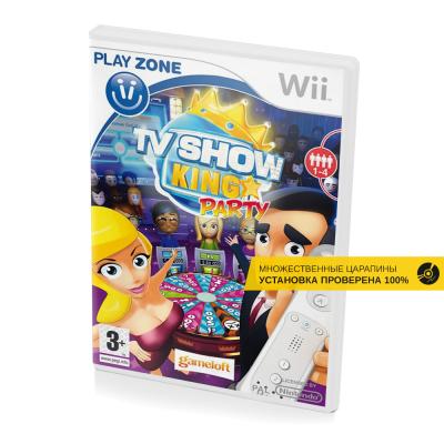 TV Show King Party (Wii, б/у, множ.царап., устанавливается на 100%) (регион PAL)