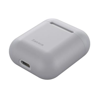 Чехол для AirPods Baseus Ultrathin Series Silica Gel Protector for Airpods 1/2 Grey WIAPPOD-BZ0G