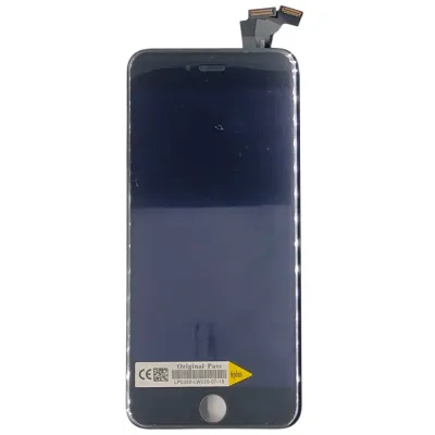 Дисплей для iPhone 6 Plus / 610-660 люкс / AAAA+ Copy + стекло (черный) без гарантии