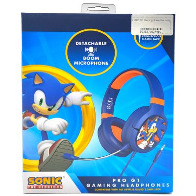 Гарнитура проводная PRO G1 Gaming Sonic the Hedgehog (Синий) SH901