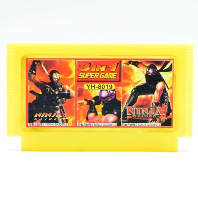 Картридж 8-bit 3 в 1 NINJA GAIDEN 3/NINJA GAIDEN 2/NINJA GAIDEN 1(YH 8019)