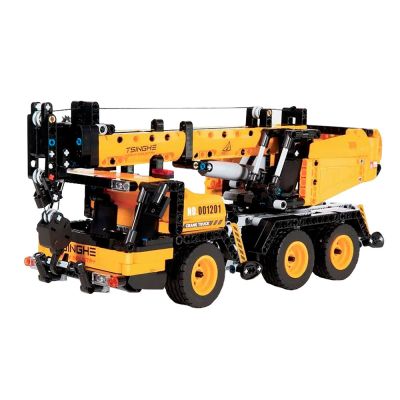 Конструктор Onebot OBGCD56AIQI Engineering Crane Truck (Yellow) CN