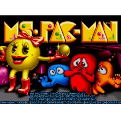 Картридж Pac-Man Tengen (б/у, без обложки) в боксе с инструкцией