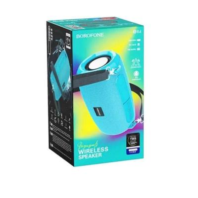 Колонка BLUETOOTH BOROFONE BR4 (бирюзовый)
