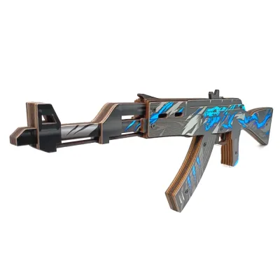Деревянный автомат Калашникова АК-47 АйсВинг (резинкострел) Mod.2 EcoToys
