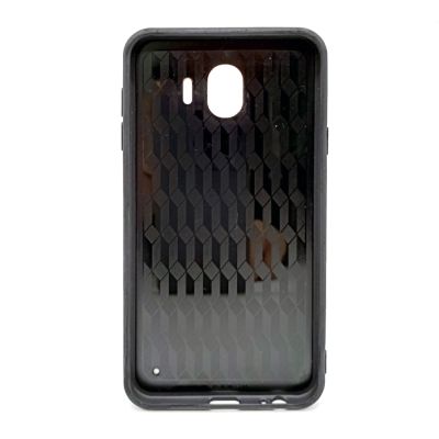 Чехол для Samsung Galaxy J4 накладка градиент Premium Case By INOI (черно-красный)