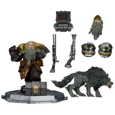 Фигурка McFarlane World Of Warcraft Posed Dwarf Hunter Beast Master/Marksman 15см