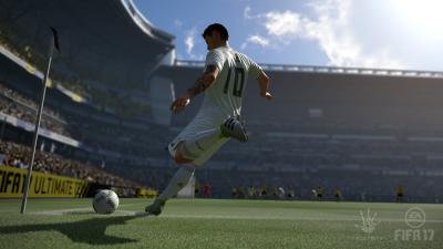 FIFA 17 (Xbox 360, б/у, рус., незнач.царап., устанавливается 100%)