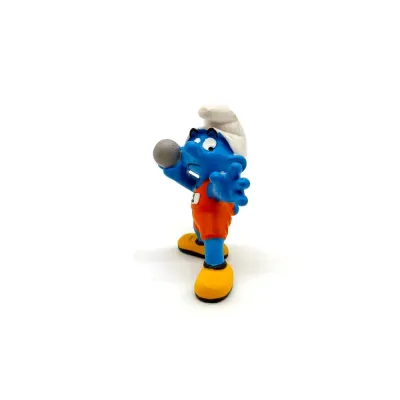Фигурка Schleich Смурфик толкатель ядра 20742