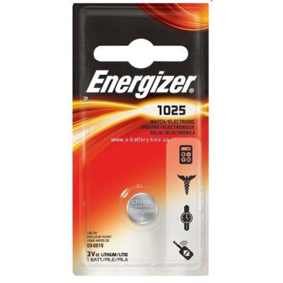 Батарейка Energizer Lithium 3V (CR1025) 1 шт
