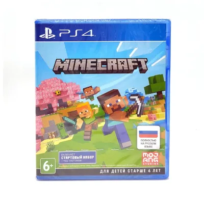 Minecraft, включает стартовый набор +700 жетонов (PS4/PS5, рус.) русская обложка