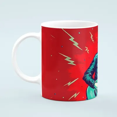 Кружка с принтом Рок-музыкант (2) Amazingame