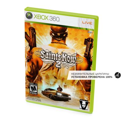 Saints Row 2 (Xbox 360/One/Series, б/у, рус., незнач.царап., устанавливается на 100%)