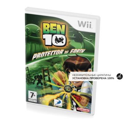Ben 10 Protector Of Earth (Wii, б/у, незнач.царап., уст на 100%) (регион PAL)