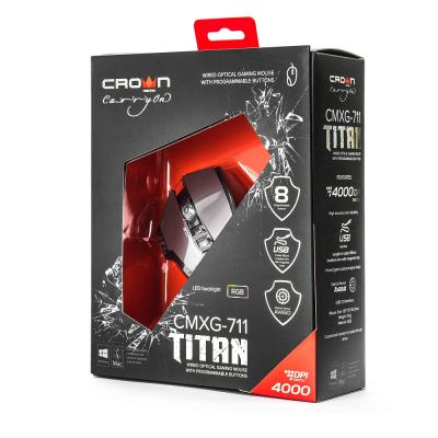 Мышь игровая проводная Crown Gaming CMXG-711