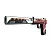 Деревянный пистолет ЮСП 2 года красный (резинкострел) Mod.1 PalisWood