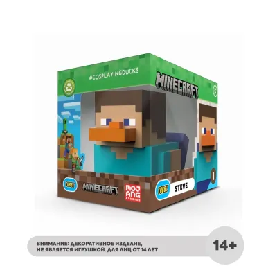 Фигурка Утка TUBBZ Minecraft Steve (Box)