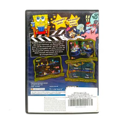SpongeBob Schwammkopf Film ab! (SpongeBob Square Movie) (PS2, б/у, только немецкий язык, множ царап)