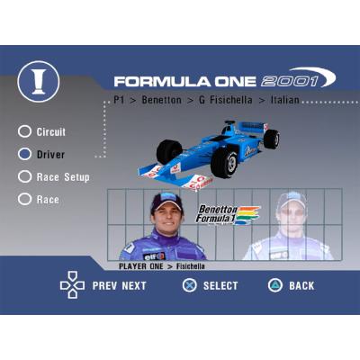 Formula One F1 2001 (PS1, б/у)