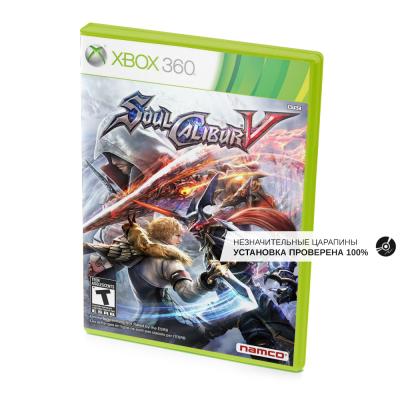 Soulcalibur V (Xbox 360, б/у, рус., незнач.царап., устанавливается на 100%)