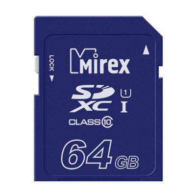Карта памяти SDXC 64 GB Class10 UHS-I (U1) Mirex