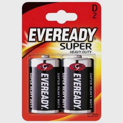 Батарейка Eveready Super Heavy Duty (D-R20) 2 шт