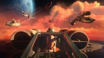Star Wars Squadrons (PS4/PS5, б/у, рус., поддерживает VR) русская обложка