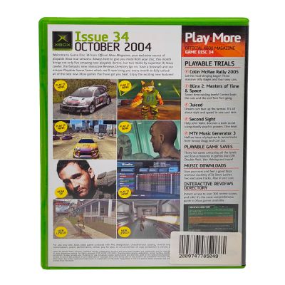 Демо-диск Official Xbox Magazine Game Disk 34 (5 Games) (Xbox, б/у)