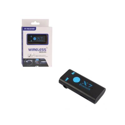 Ресивер Bluetooth Dream X7 (AUX, Mic, MicroUSB) (черный)