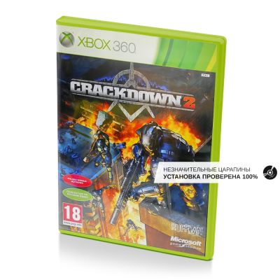Crackdown 2 (Xbox 360/One/Series, б/у, рус., незнач.царап., устанавливается на 100%)