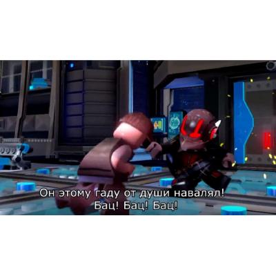LEGO Marvel Мстители (Xbox 360, б/у, рус., без обложки, множ.царап.,устанавливается на 100%)