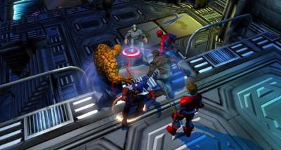 Marvel Ultimate Alliance (Wii, б/у, множ.царап., устанавливается на 100%) (регион PAL)