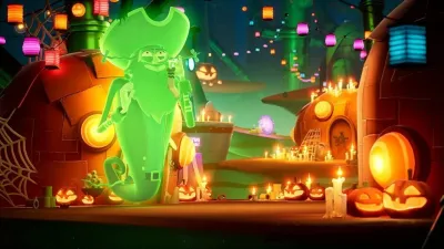 SpongeBob SquarePants. The Cosmic Shake (Nintendo Switch, б/у, рус.)