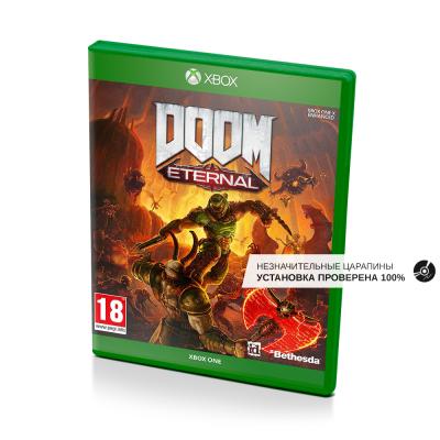 DOOM Eternal (Xbox One/Series, б/у, рус., незнач.царап., устанавливается на 100%)